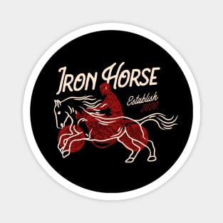 Iron Horse (black) Magnet
